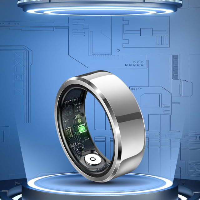 Birdeem Womens Rings Size 8,Rings for Women Size 8,Smart Ring Fitness Ring Smart Rings for Men Women Ip68 Tracking Ring with Pedometer Calories Sleep Smart Ring Android Ios,Size 8 Rings for Women