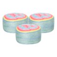 thumbnail image 1 of Unique Bargains Gradient Cake Cotton Acrylic Wool Mixed Yellow Green Yarn, 300g, 3 Pack, 1 of 8