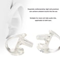 thumbnail image 3 of Mould Soft Comfortable Transparent Silica Gel Ear Mould Replacement for Most Coil Tube Audio Kits, 3 of 7