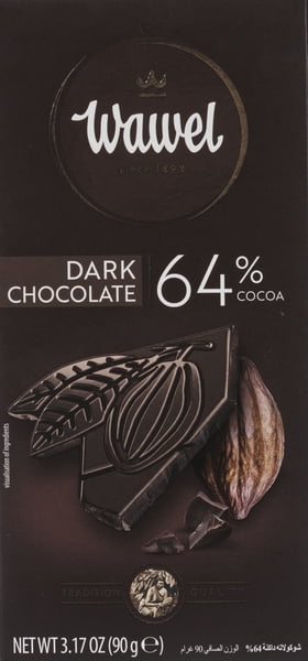 Wawel Superior Dark Chocolate 64%, 90g