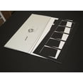 thumbnail image 4 of Creative Letter Art 4 x 6 Multiple Opening Picture Frame Collage with 6 holes Manhattan Black Frame with 10 x 34-inch White Mat Full-Strength Glass Photo Collage for Wall 6 Openings, 4 of 5