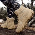 thumbnail image 2 of WEAIXIMIUNG Bottes Cowboy Hommes Chaussures Hommes Chaussures d'Escalade Randonnée Chaussures Mode Semelle Épaisse Espadrilles d'Alpinisme de Plein Air, 2 of 5