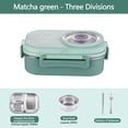 thumbnail image 1 of Renjiang Bento Box Adult Lunch Box,3 Stackable Bento Lunch Containers for Adults/Teen, Modern Minimalist Design Bento Box with Utensil Set, Leak-Proof Lunchbox Bento Box for Dining Out, Work, School, 1 of 5
