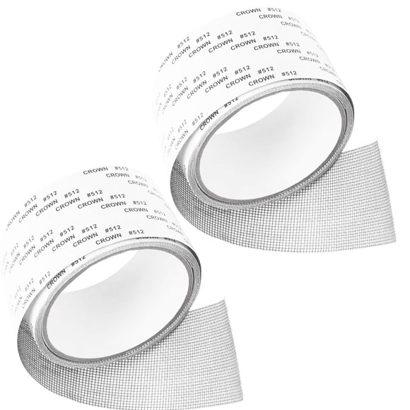yeacher Window Screen Repair Kit Tape 2x80 inch Strong Adhesive & Waterproof Fiberglass Covering Mesh Tape for Covering Window Door Tears Holes Screen Patch Repair Kit (Black)
