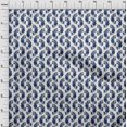 thumbnail image 3 of oneOone Polyester Lycra Fabric Leaves & Floral Block Printed Fabric 1 Yard 56 Inch Wide, 3 of 4