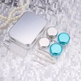 thumbnail image 3 of Contact Lens Case Kit Fashion Mirror Effect Portable Contact Lens Holder Case, 3 of 9