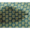 thumbnail image 4 of oneOone Viscose Chiffon Fabric Leaves & Floral Block Decor Fabric Printed BTY 42 Inch Wide, 4 of 5
