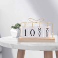 thumbnail image 2 of GUOOL Creative Flip Calendar Year Monthly Weekly Planner Perpetual with Light Reusable With Bowknot, 2 of 8