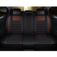 thumbnail image 4 of Maidao Car Seat Covers Leather Full Set for SEAT for Arona 2017-Present 5 Seats Compatible Airbag Waterproof Front Rear Cushion Protector with Pillows with Pillows Black and Coffee, 4 of 9