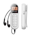 thumbnail image 4 of [Mini Radio Blanche], Radio Portable Fm Rechargeable Radio de Poche avec Réception Syntonisation Numérique Écran Lcd Clip Ceinture Son Stéréo Prise Écouteurs pour Gym Jogging Marche Camping, 4 of 5