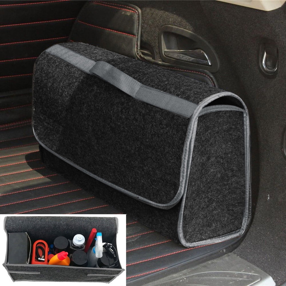 Vaidha Trunk Cargo Organizer Foldable Caddy Storage Collapse Bag Bin for Car Truck SUV