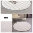 thumbnail image 4 of ABPWLY Round Plush Area Rug, 50x50cm Soft Shaggy Carpet for Bedroom Living Room, Non-Slip Backing, Multiple Colors, 19.69x19.69 Inches, Machine Washable, 4 of 5