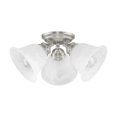 thumbnail image 4 of Livex Lighting 1358-02 Essex Support de Plafond 3 Lumières, Laiton Poli, 4 of 5