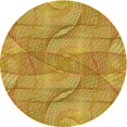 thumbnail image 1 of Ahgly Company Machine Washable Indoor Square Transitional Golden Brown Yellow Area Rugs, 3' Square, 1 of 7