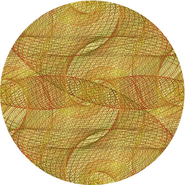 Ahgly Company Machine Washable Indoor Square Transitional Golden Brown Yellow Area Rugs, 3' Square