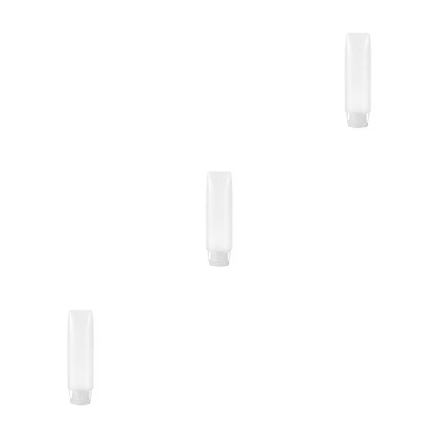 QualitChoice Travel Bottle Portable Shower Gel Dispensing Container Refillable Leakproof Dispenser Tube Household Organizer 30ML Clear 3Set