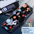 thumbnail image 2 of Pencil Box for Kids With Double Layer Design, ABS Plastic, 9.6 in x 3.9 in x 1.6 in, Includes Pencil and Sharpener, 2 of 2