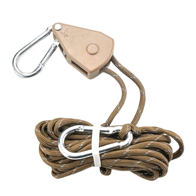 S SERENABLE Guyline Tent Cord Rope Guy Line Hiking Cord Khaki