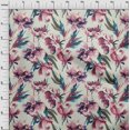 thumbnail image 4 of oneOone Viscose Chiffon Maroon Fabric Florals Sewing Craft Projects Fabric Prints By Yard 42 Inch Wide, 4 of 4