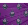 thumbnail image 4 of oneOone Polyester Lycra Feuilles & Imprimé Floral Bloc Tissu BTY 56 Pouces de Large, 4 of 4