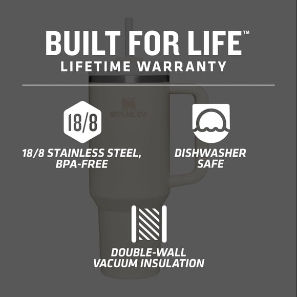 Stanley Quencher H2.O FlowState⢠Tumbler 40oz Cream Tonal