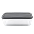thumbnail image 1 of Mainstays Rectangle Glass Food Storage Container with PE Lid 2.5 L, 1 of 6