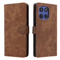 thumbnail image 1 of Phone Wallet Case for Motorola Moto Edge 60 Stylus with Stand - Leather Folio Cover & Card Slots Brown, 1 of 5