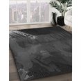 thumbnail image 3 of Ahgly Tapis Rectangulaire Lavable en Machine Intérieur Transitionnel Gris Carbone, 2 Pieds x 4 Pieds, 3 of 7