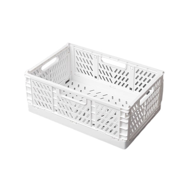 WRKEKC Clearance Medium Foldable Storage Basket, Versatile Home Organizer for Kitchen or Bathroom