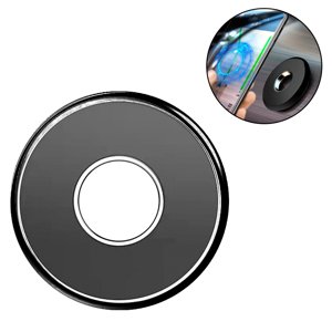 1 pcs Magnetic Phone Car Mount,pour les téléphones cellulaires Montage de support - Noir, argent