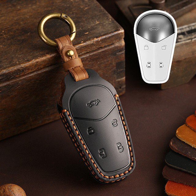 Car Key Fob Cover Case Protector For 2024 Voyah Dreamer EV PHEV Zhuiguang Car Key Case Fob Cover