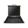 thumbnail image 2 of StarTech.com Console Rackmount KVM, Port Unique VGA KVM avec Moniteur LCD 19 Pouces pour Rack de Serveur, Tiroir Universel 1U LCD KVM avec Câbles et Matériel, Support USB, 50,000 Mtbf - LCD KVM Concole (RKCONS1901) - Console KVM - USB - 19 Pouces - Montable en Rack - 1280 x 1024 - 250 Cd/m2 - 1000 Cd/m2 - Noir - 1 VUGA - Noir, 2 of 5