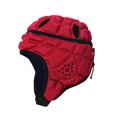 thumbnail image 2 of DYNWAVECA Casque de Rugby pour Enfants Casque de Soccer Rembourrage Doux Casque Universel de Soccer pour Planche à Roulettes Soccer Drapeau Soccer Extérieur Rouge m, 2 of 10