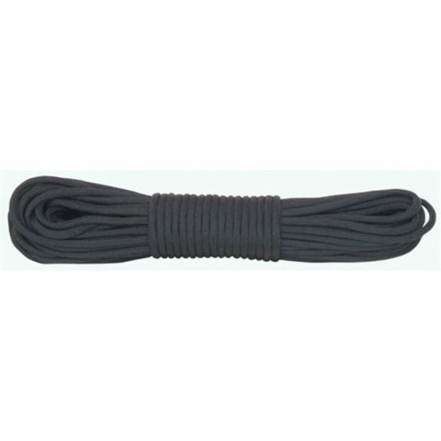 Cordon Tressé en Nylon Hank de 50 Pi - Noir