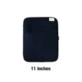 thumbnail image 2 of Youkk Tablet Sleeve Bag Shockproof Pouch Multi Pockets Simple Style Notebook Storage Case Charging Cable Organizer Office Dark blue 11inch, 2 of 6