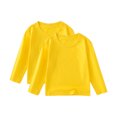 thumbnail image 1 of Chandails à Manches Longues pour Filles T-Shirts de Base Doux pour Tout-Petits Haut T-Shirts à Col Rond pour Enfants T-Shirt à Col Rond, 1 of 6