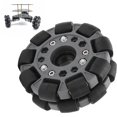 thumbnail image 1 of 100mm Plastic Omni Wheel, Wheel Loading Omni Directional Double Omni Wheel 14049 Plastic  for Robot for Racing Wheel 14049, 1 of 8