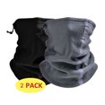 thumbnail image 1 of Lot de 2 Cache-Cou Hommes et Femmes Masque de Ski par Temps Froid Noir Gris, 1 of 7