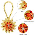 thumbnail image 3 of Crystal Curtain Tiebacks, 2 Pack Star Style Curtain Holdbacks Diamond Clips with Stretchy Wire Rope for Home Office Decoration, 3 of 7