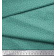thumbnail image 2 of Soimoi Polyester Crepe Fabric Hand Drawn Curve Small Printed Craft Fabric by The Yard 52 Inch Wide, 2 of 3