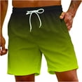 thumbnail image 1 of FAIWAD Mens Summer Gradient Shorts Casual Classic Short Pants Elastic Waist Drawstring Comfort Beach Shorts, 1 of 9