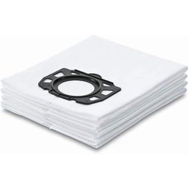 Sacs de filtre de remplacement 6pcs pour Karcher MV4 MV5 MV6 WD4 WD5 WD6, compatible avec Karcher WD4000 à WD5999