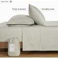 thumbnail image 2 of Softest Cotton Sheets Double Sheet Set Pc Set Thread Count Sateen Bedding Deep Pocket Sheets Cooling Sheets Double Size Sheets Breathable Bed Set (), 2 of 9