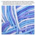 thumbnail image 3 of Unique Bargains Cotton Blend Blue Yarn, 5 Pack, 50g Each, 3 of 8