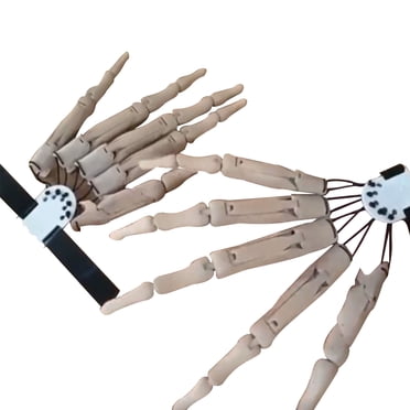 Boovnll Skeleton, Skeleton Halloween Skeleton, Halloween Bracelet Crâne Réaliste Articulé Imprimé Articulé, Halloween Decorations, Halloween Decor