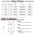 thumbnail image 3 of UPPADA Women's One Piece Swimsuit Cute Floral Front Swimwear Boat Neck Spaghetti Straps Bathing Suit Tummy Control High Cut Ruched Swimsuit Modest Vintage Bathing Suit Clearance Black,S, 3 of 3
