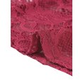 thumbnail image 5 of INSPIRE CHIC Blouse Semi-Transparente pour Femme à Col Montant, Manches Courtes, Dos Goutte d'Eau, 5 of 5