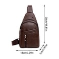 thumbnail image 3 of Nilvkv Strap Bag Crossbody Backpack with With Headphone Hole Strap Backpack Hiking Backpack Multipurpose Crossbody Chest Bag, 3 of 6