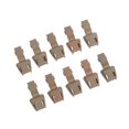 thumbnail image 2 of tredstone 10 Pieces Plastic Zipper Puller End Lock Zip Pull End for 3-4mm Cord Brown, 2 of 8
