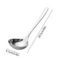 thumbnail image 3 of Yhmxh Soup Ladle Thickened Spoon Stainless Steel Cooking Spoon Household Long Handle Soup Case Spoon Home and Kitchen kitchen Accessories kitchen Essentials, 3 of 5
